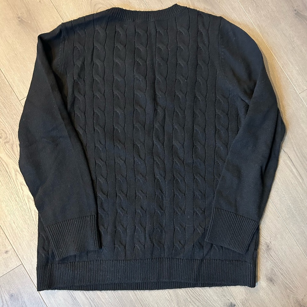 Talbots Navy Cable Knit Sweaters size 1X - Picture 3 of 8